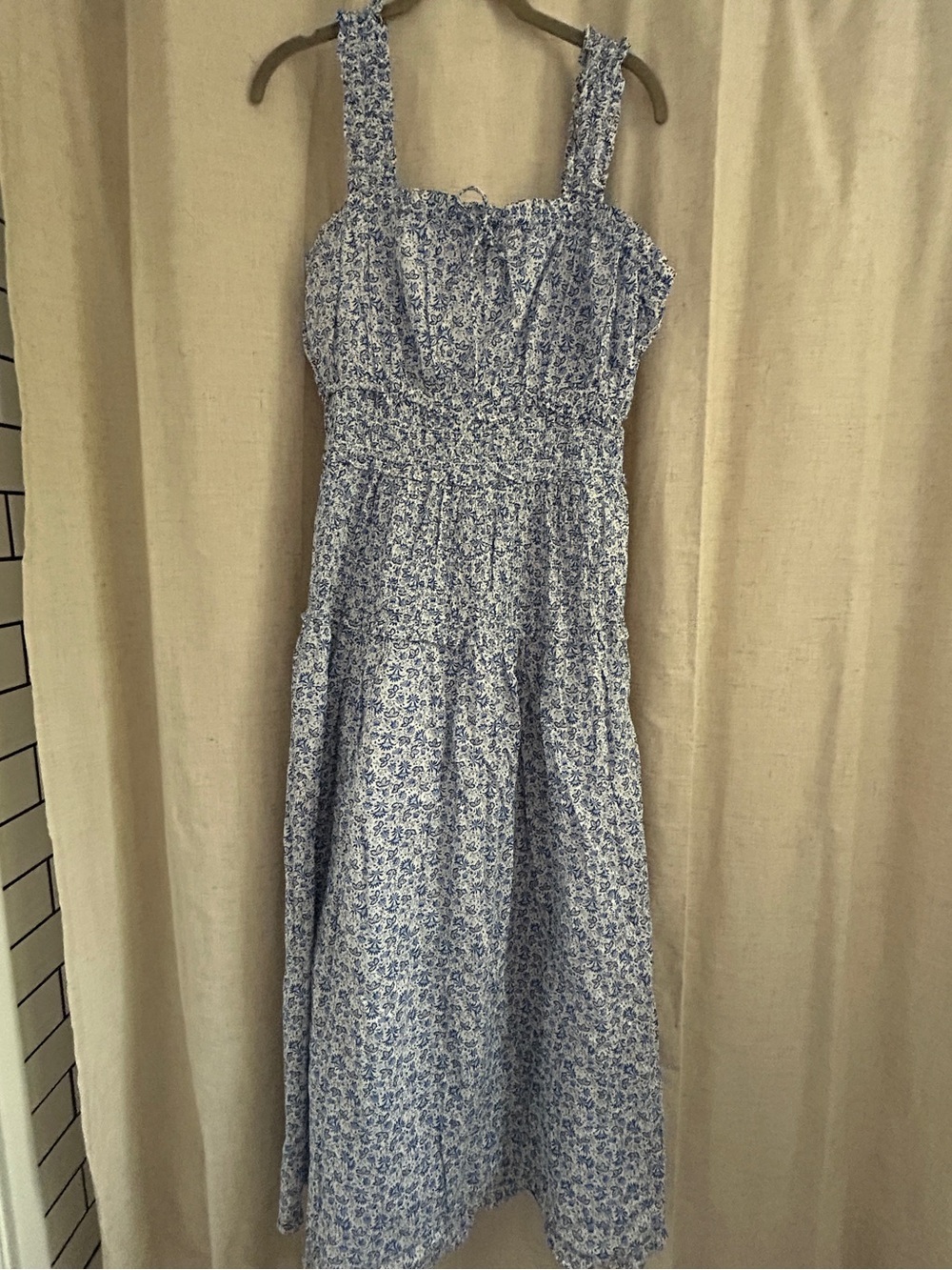 NWT sz Large Gap × DÔEN Floral Midi Dress - Picture 4 of 6